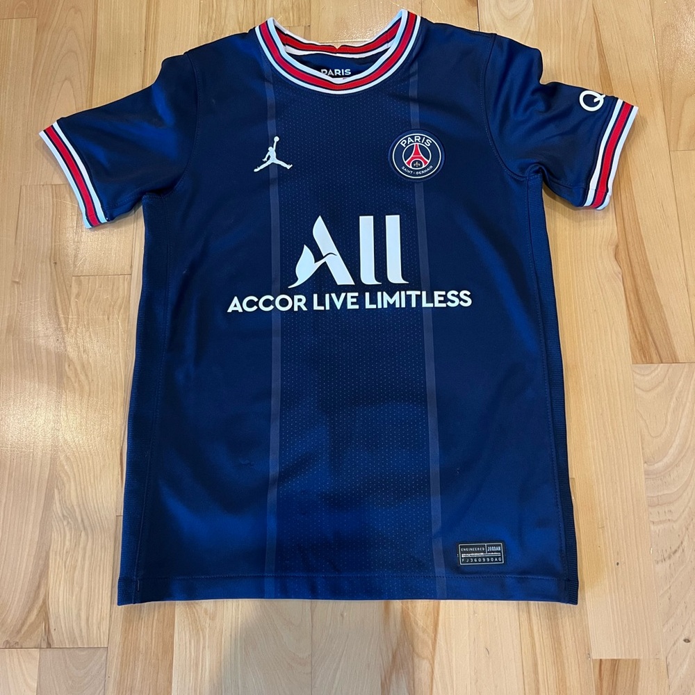 Neymar Jr. Jordan Blue PSG Home Jersey